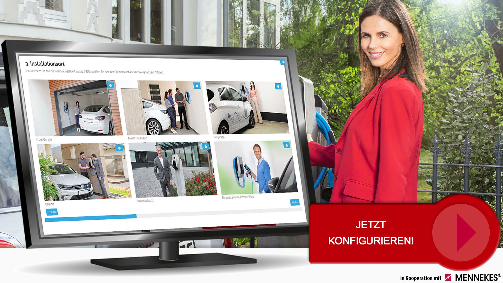 Mit wenigen Klicks zum gewünschten Wallbox-Angebot Wallbox jetzt konfigurieren